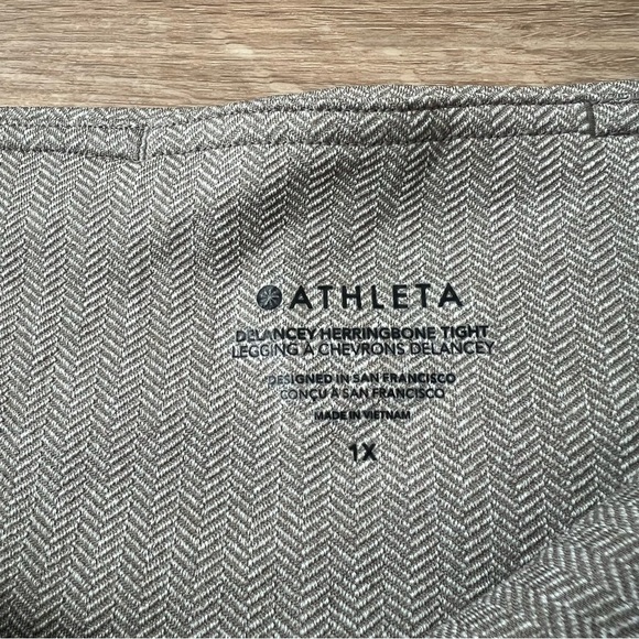 NWT-Athleta Delancey Herringbone Tight Legging size 1X - Picture 5 of 11